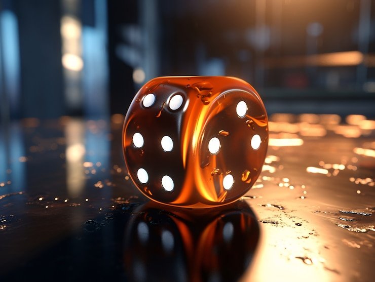 Dealer live casino profesional sedang melayani permainan blackjack
